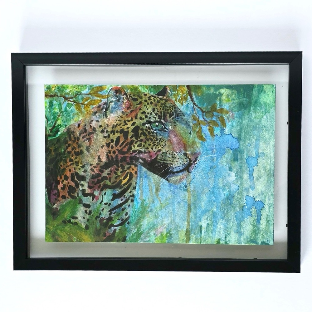 💜 Collection: ‘Washing Away’ Piece 1 - Amur Leopard 💜